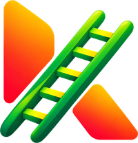 Kilele Ngazi ladder logo